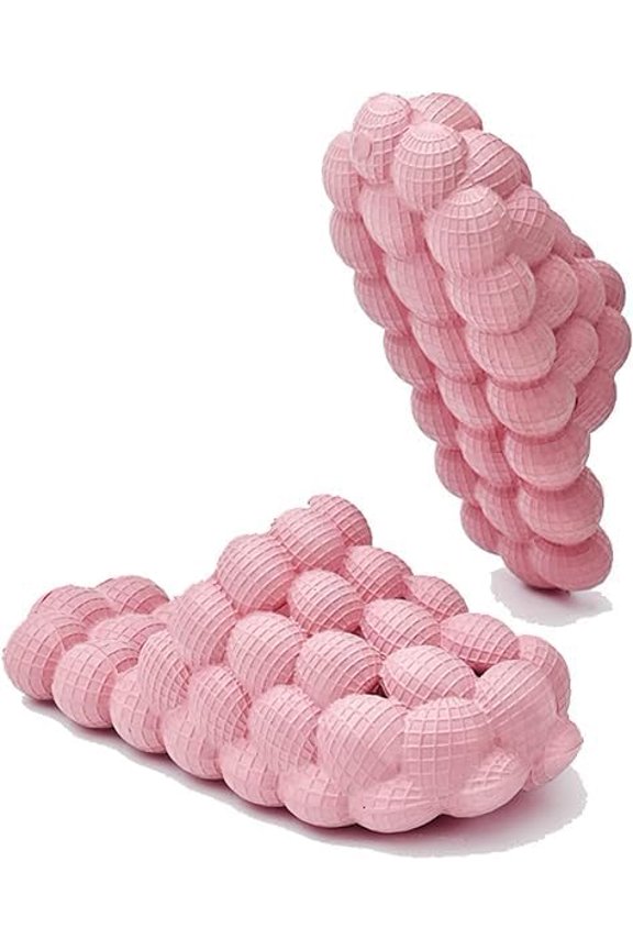 Adult and child Bubble Slippers - Funny Anti-Slip Slides, Soft Sandals for Home Shower Beach