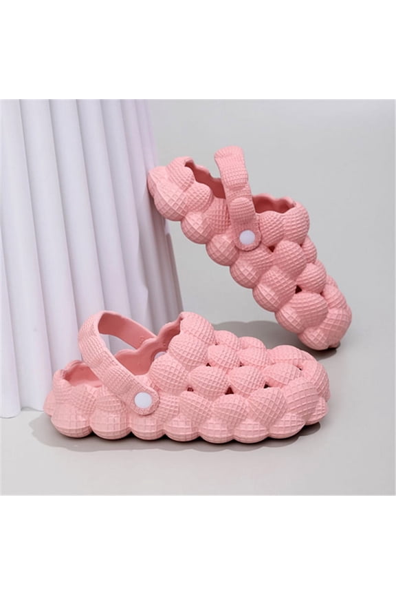 Adult and kids bubble slippers, boys girls men's and women's garden clogs, sandals