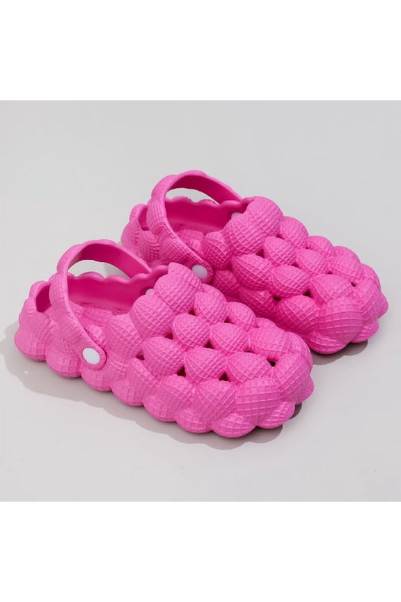 Adult and kids bubble slippers, boys girls men's and women's garden clogs, sandals