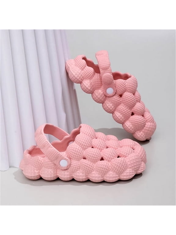Adult and kids bubble slippers, boys girls men's and women's garden clogs, sandals