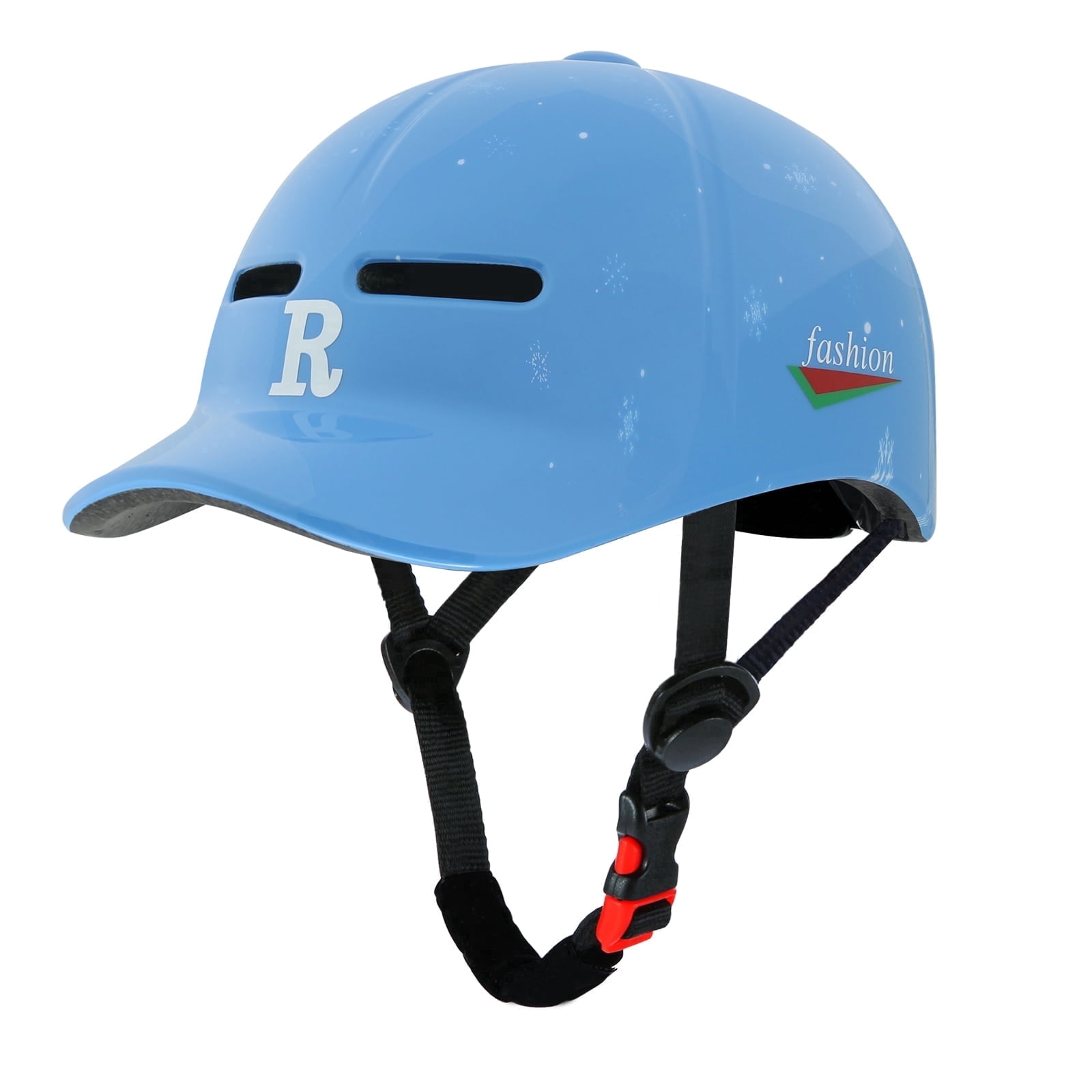 Adult bicycle helmet, unisex - comfortable, lightweight, adjustable baseball cap style cycling helmet, suitable for urban commuting, road cycling, rollerblading, and scooter riding.