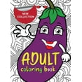 thumbnail image 1 of Adult coloring book : Amazing coloring book for adults with fish, fruits and vegetables it patterns for relaxation (Hardcover), 1 of 1