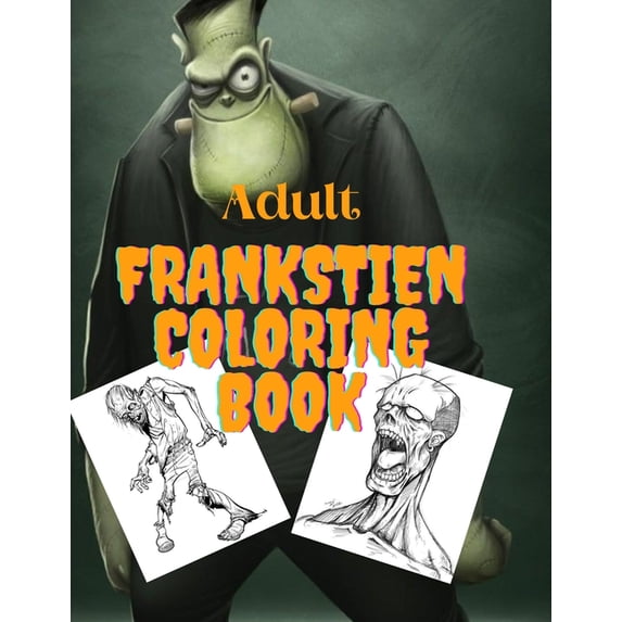 Adult frankstien coloring book