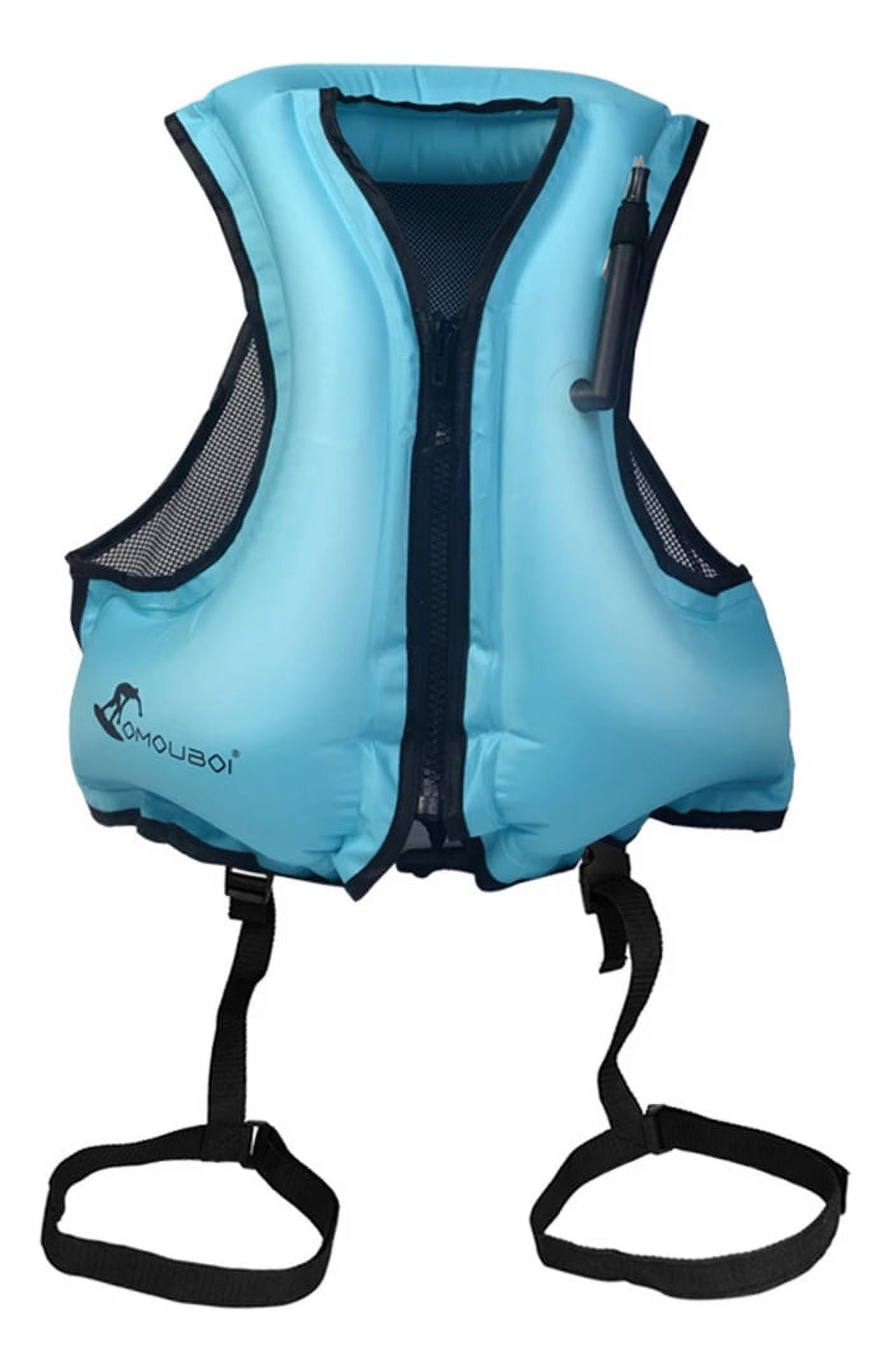 Adult inflatable swimming life jacket, snorkeling life jacket