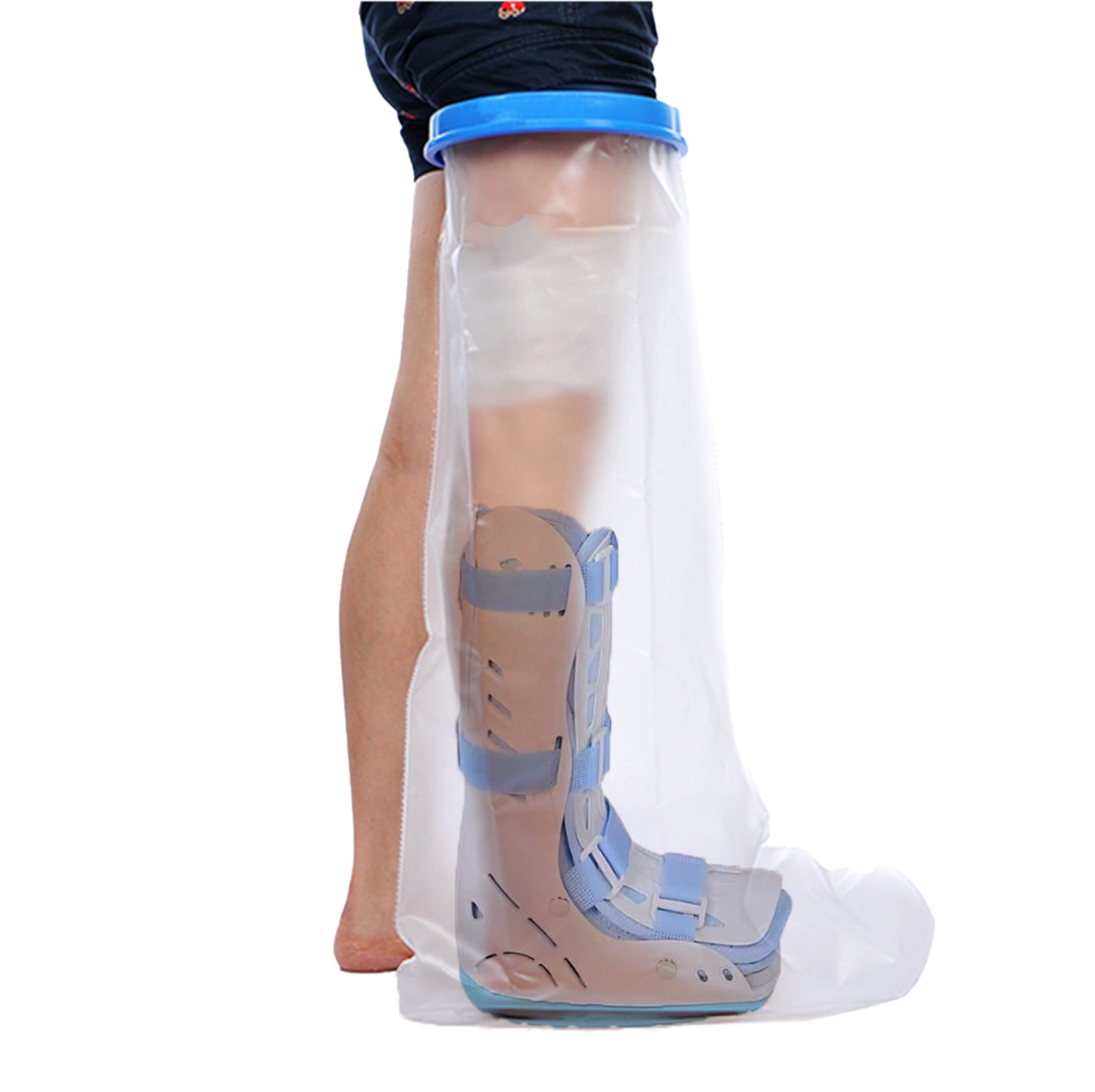KEEFITT Adult Leg Cast Protector, Waterproof Shower Bandage Cover, Full