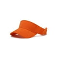 thumbnail image 1 of Adult's Deluxe Sports Visor, Orange, 1 of 1