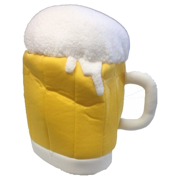 Adult's Plush Beer Mug Vendor Hat Costume Accessory