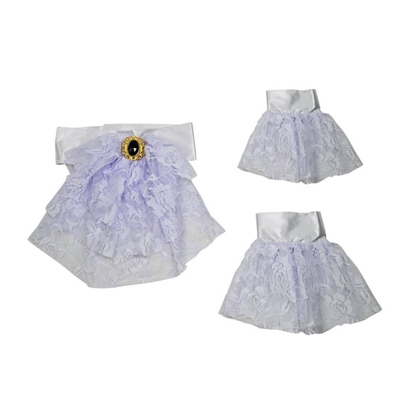 Adult's Victorian Era Noble Lace Jabot And Cuff Costume Accessory Set