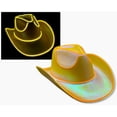 thumbnail image 1 of Adult's Yellow Deluxe Cowboy Hat with Party Wire Trim, 1 of 3
