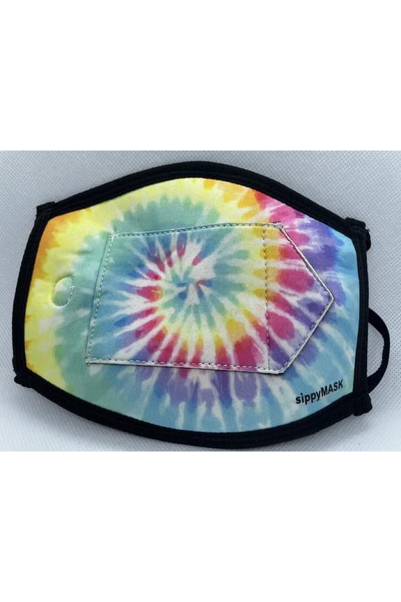 Adult sippyMASK (Tie Dye) w/ Adjustable Ear Loops