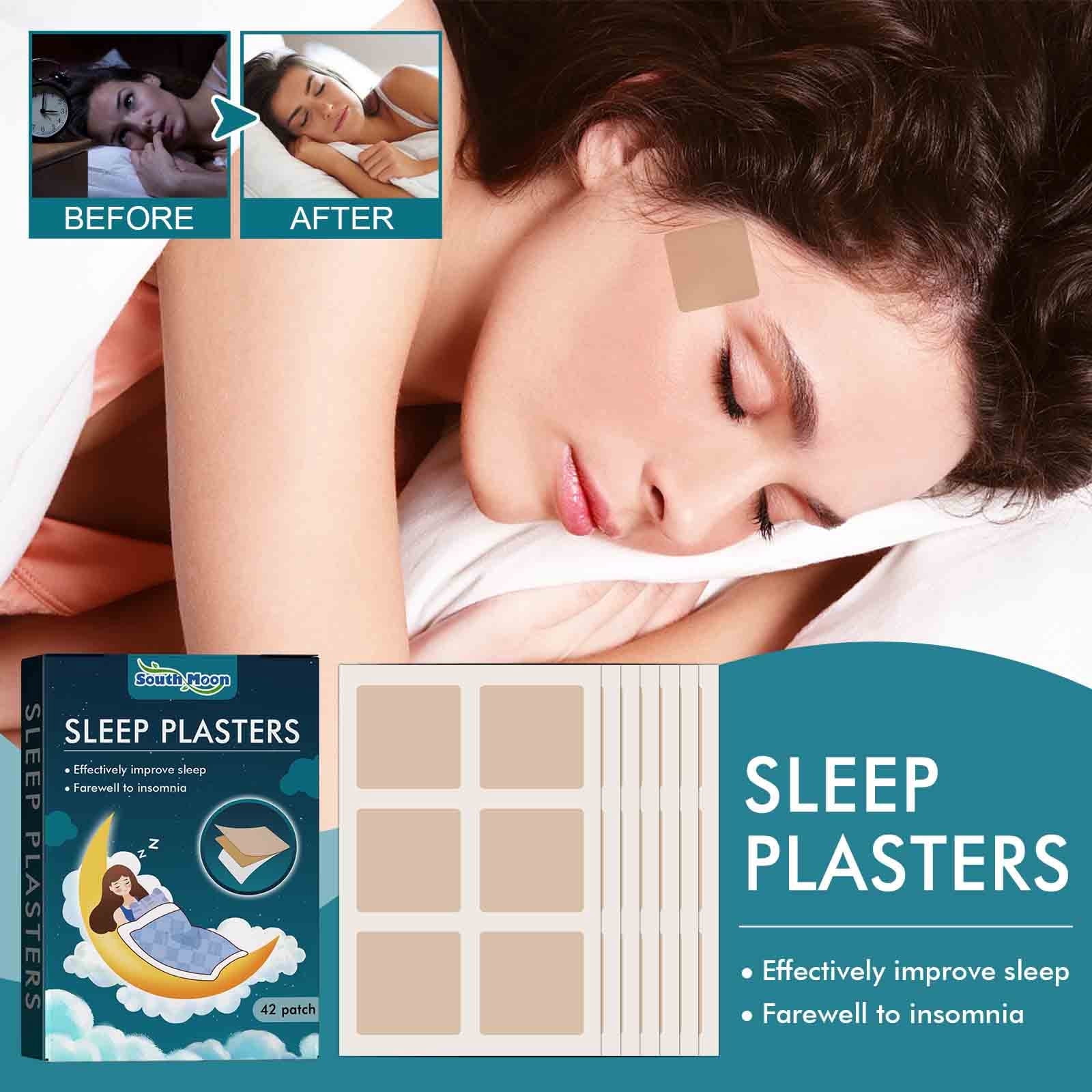 Adult-specific Sleep Aid Patches, Relieve Anxiety, Support Deep Sleep, Upgraded 42-Piece Pack, Unisex Sleep Aid Patches, Sleep Aid Products, Portable Calming Patches