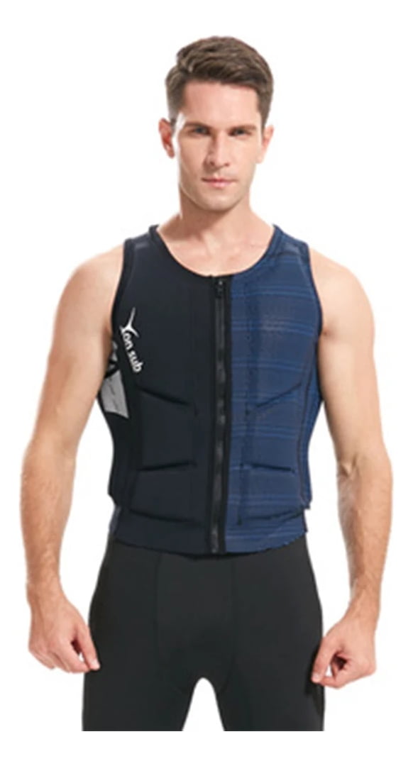 Adult ultrathin lightweight life jacket, safe and portable zippered