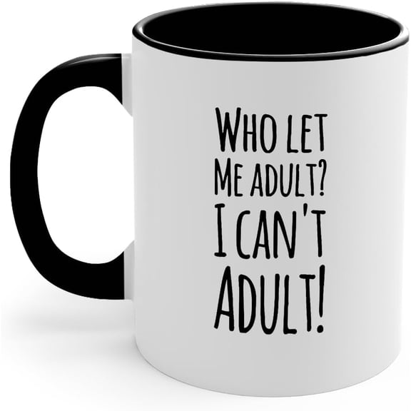 Adulting 1-Star Review Coffee Mug – Funny “Would Not Recommend” Sarcastic Mug – Hilarious Gift for Coworkers, Birthday Christmas Gifts for 18 Years Old Grown-Up Tea Cup 11 OZ (Aaccent Mug #10)
