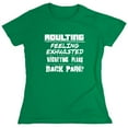 thumbnail image 1 of Adulting Feeling Exhuasted Sarcastic Humor Novelty Funny Women's Casual Tees, 1 of 3