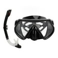 Adults Adjustable Snorkeling Set Snorkel Goggle Breathing Tube Set Adults Snorkeling Gear for