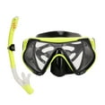 Adults Adjustable Snorkeling Set Snorkel Goggle Breathing Tube Set Adults Snorkeling Gear for