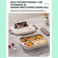 thumbnail image 1 of Adults Bento Lunch Box Set with Thermo Bag, 2800ML 316 Stainless Steel Bento Box, Leakproof 5-Compartment Lunch Box, Built-in Utensil and Sauce Container for Work, Dining Out, 1 of 6