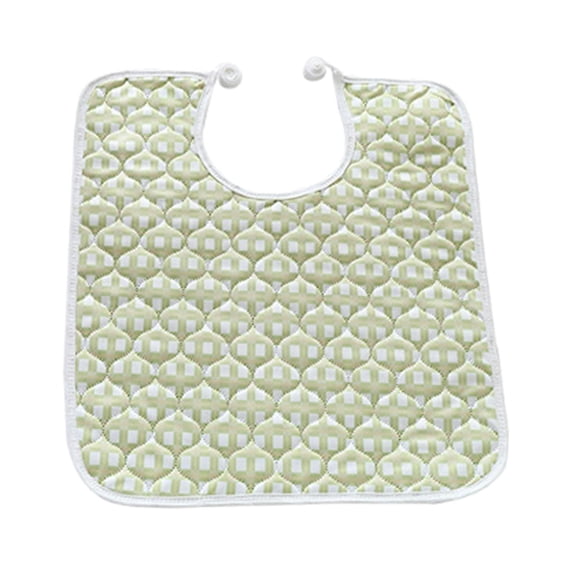 Adults Bibs w/ Adjustable Strap Clothing Protectors for Disabled Green