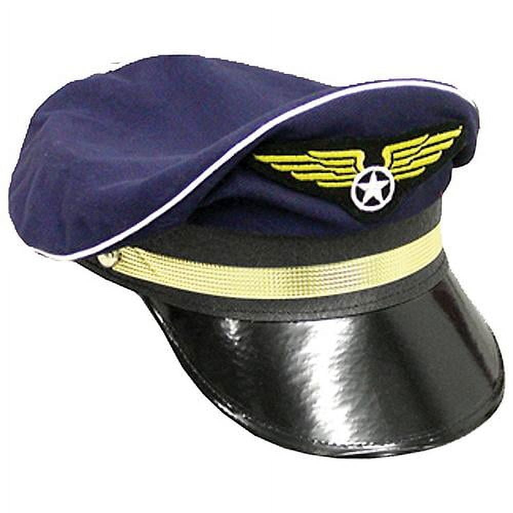 COSTUMES FOR ALL OCCASIONS Adults Blue Pilot Hat