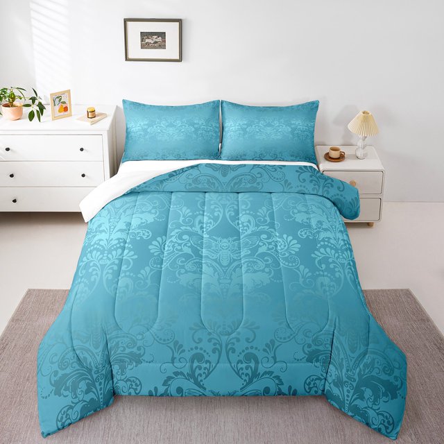 Adults Damask Gothic Bedding Set Antique Victorian Comforter Set Queen