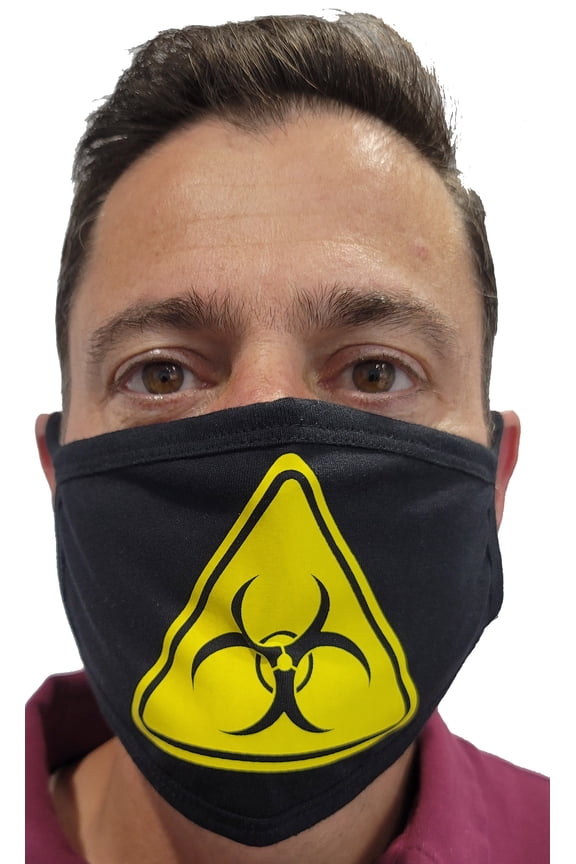 Adults Fun Screen Print Face Masks Double Layers Reusable Washable