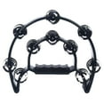 thumbnail image 1 of for Adults Hat Party Horns Bulk 72 Tambourine Metal Half Moon Musical Instruments Double Metal Hand Held Instruments Percussion With Ergonomic Handle Grip Tambourines For Adults Tambourine, 1 of 3