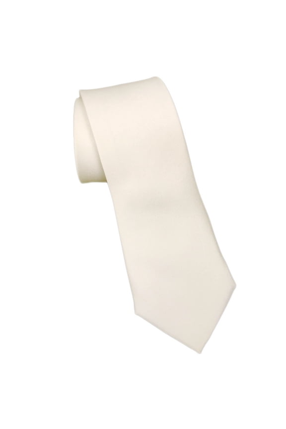 Adults Heat Transfer Necktie Solid White Sublimation Tie Birthday Wedding Neck Tie Photo Props for Graduation