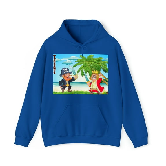 Adults Hoodie Sweatshirt - Ferocious Pirate Redmane vs. King Stoogery