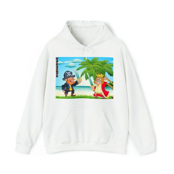 Adults Hoodie Sweatshirt - Ferocious Pirate Redmane vs. King Stoogery