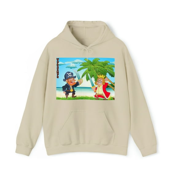 Adults Hoodie Sweatshirt - Ferocious Pirate Redmane vs. King Stoogery