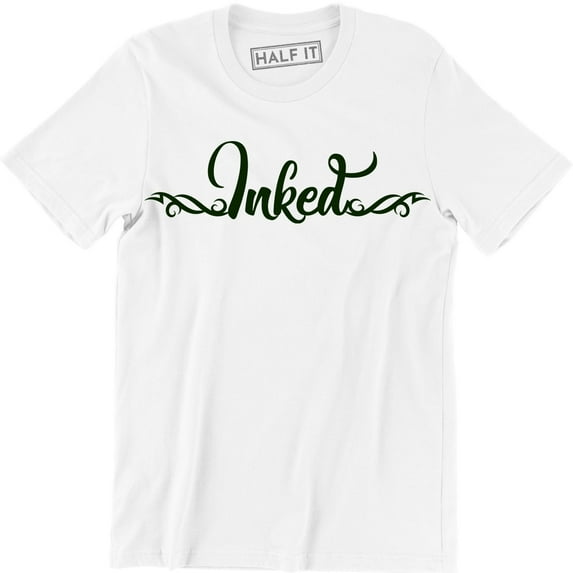 Adults INKED Stamp Tattooist Tattoo Convention Printed Men's T-Shirt