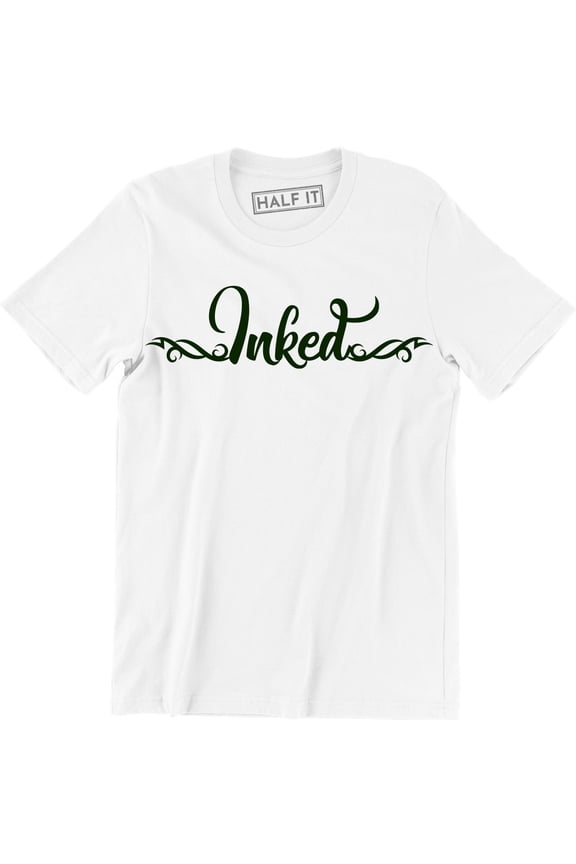 Adults INKED Stamp Tattooist Tattoo Convention Printed Men's T-Shirt