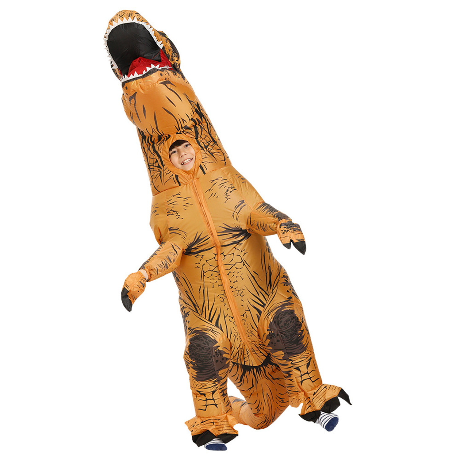 Adults/Kids TRex Inflatable Costume Fancy Dinosaur Suit Blow up