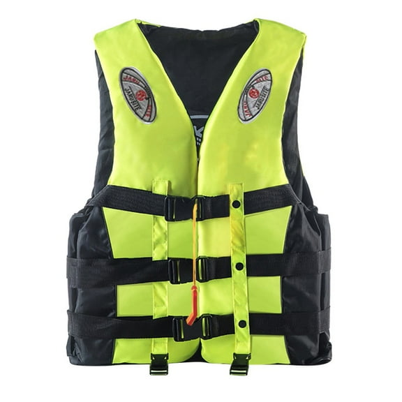 Adults Life Jacket Aid Vest, Kayak Swim Vest for Adults Adjustable Safety Jacket Fishing Outdoor Swimming Vests for Water Sports Beginner Adults-Only
