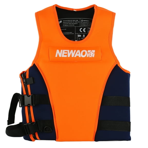 Adults Life Jacket Neoprene Safety Life Vest For Water Ski Wakeboard Swimming