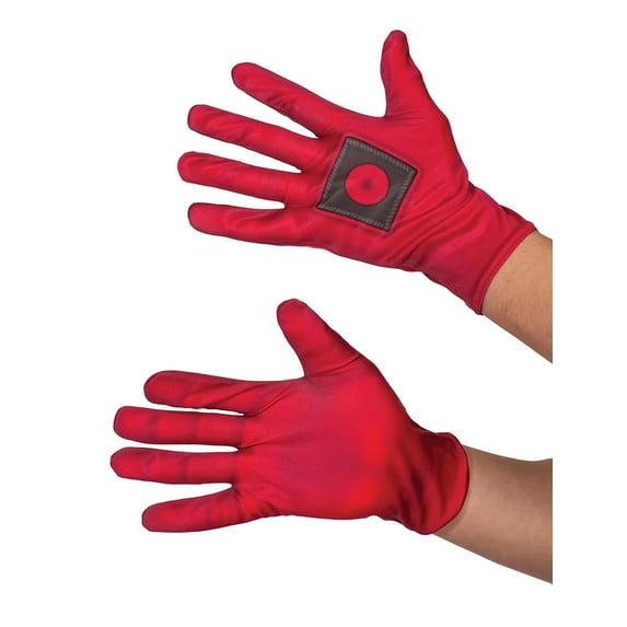 Adults Marvel Deadpool Character Red Gloves Costume Accessory