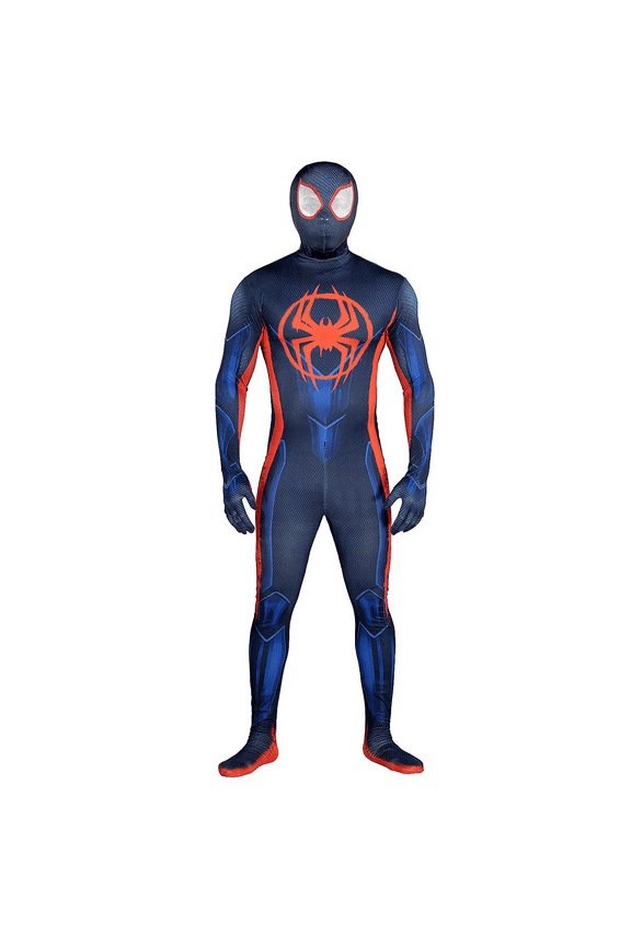 Adults Marvels Miles Morales Spider-Man Zentai Suit Costume - Large