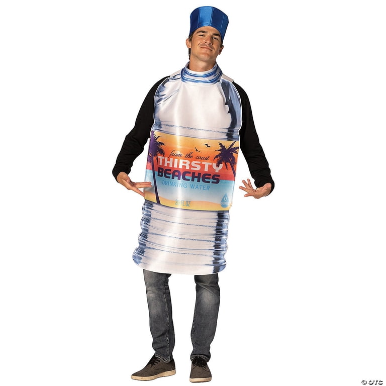 Rasta Imposta GCR1331 Adults Plastic Water Bottle Costume