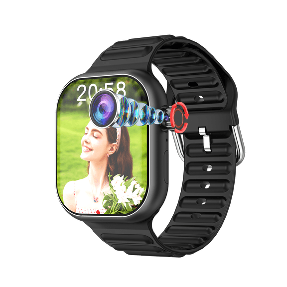 Adults Smart Watch with AMOLED Display, Waterproof Sports Watch with Magnetic Positioning Card