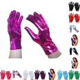 thumbnail image 1 of Adults Sequin Dance Gloves for Womens Pink Wedding Bridal Prom Tea Party Halloween 1920s Flapper Accessories, 1 of 9