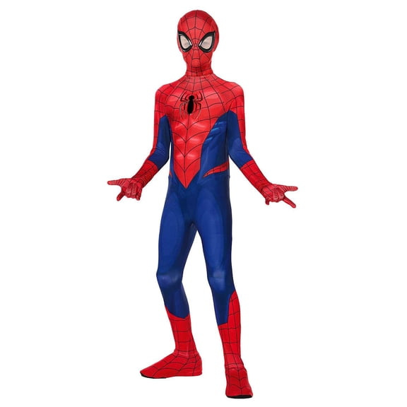 Adults Superhero Costume Bodysuit Zentai Suit Full Body Printed Elastic Unitard with Mask for Masquerade Cosplay Event
