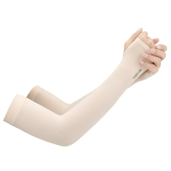 Adults UV Sun Protection Arm Sleeves Ice Silk Cooling Arm Compression Sleeves for Men Women Sport Working Golf