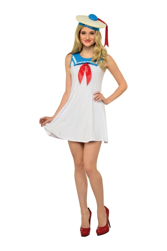 Flair Dress Women's Stay Puft Marshmallow Man Costume