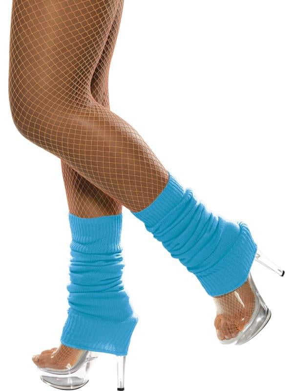 Neon Pintuck Leg Warmers (B×N) v28 Women's Neon Knit Leg Warmer for 80s Party Dance Sports
