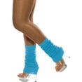 thumbnail image 1 of Smiffys 80's Woman's Costume Legwarmers Neon Blue One Size Female, 1 of 2