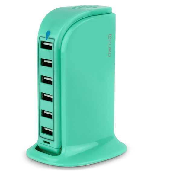 Aduro 6-Port USB Hub with Smart Flow