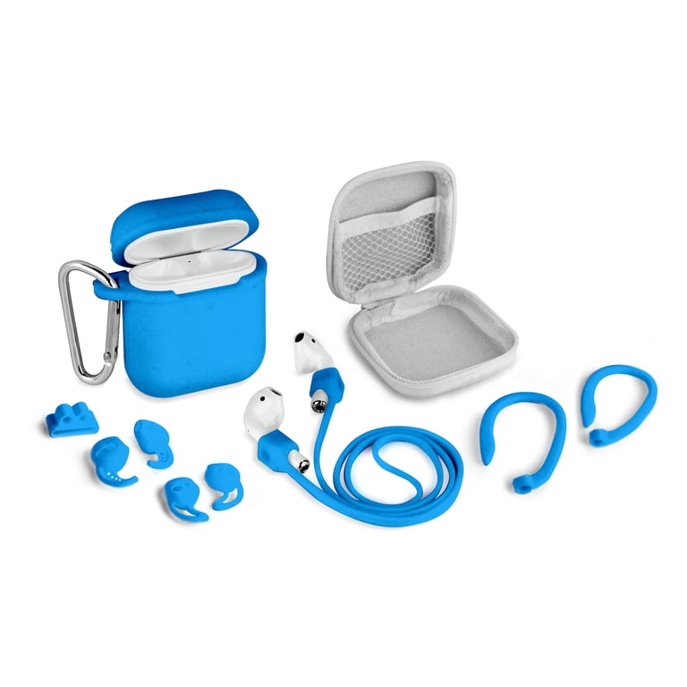 Aduro 8 Piece AirPods Accessory Set: Protective Silicone