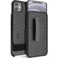 thumbnail image 1 of Aduro Combo Case & Holster for iPhone 12 Mini (5.4" ONLY), Slim Shell & Swivel Belt Clip Holster, with Built-in Kickstand for Apple iPhone, 1 of 3