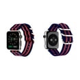 thumbnail image 1 of Aduro Nylon Black and Red Stripe Buckle Band for Apple Watch Series 1, 2, 3, & 4, 1 of 2
