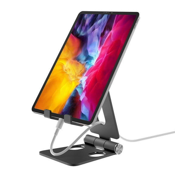 Aduro U-Rise Steel XL Adjustable Aluminum Tablet Stand Black